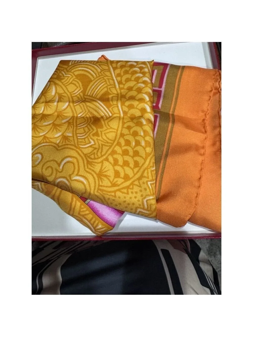 Cartier luxury silk